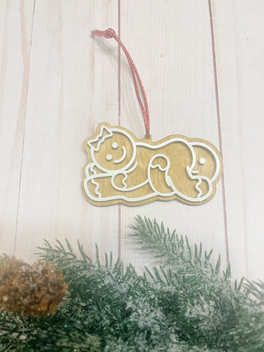 Naughty Gingerbread Ornament