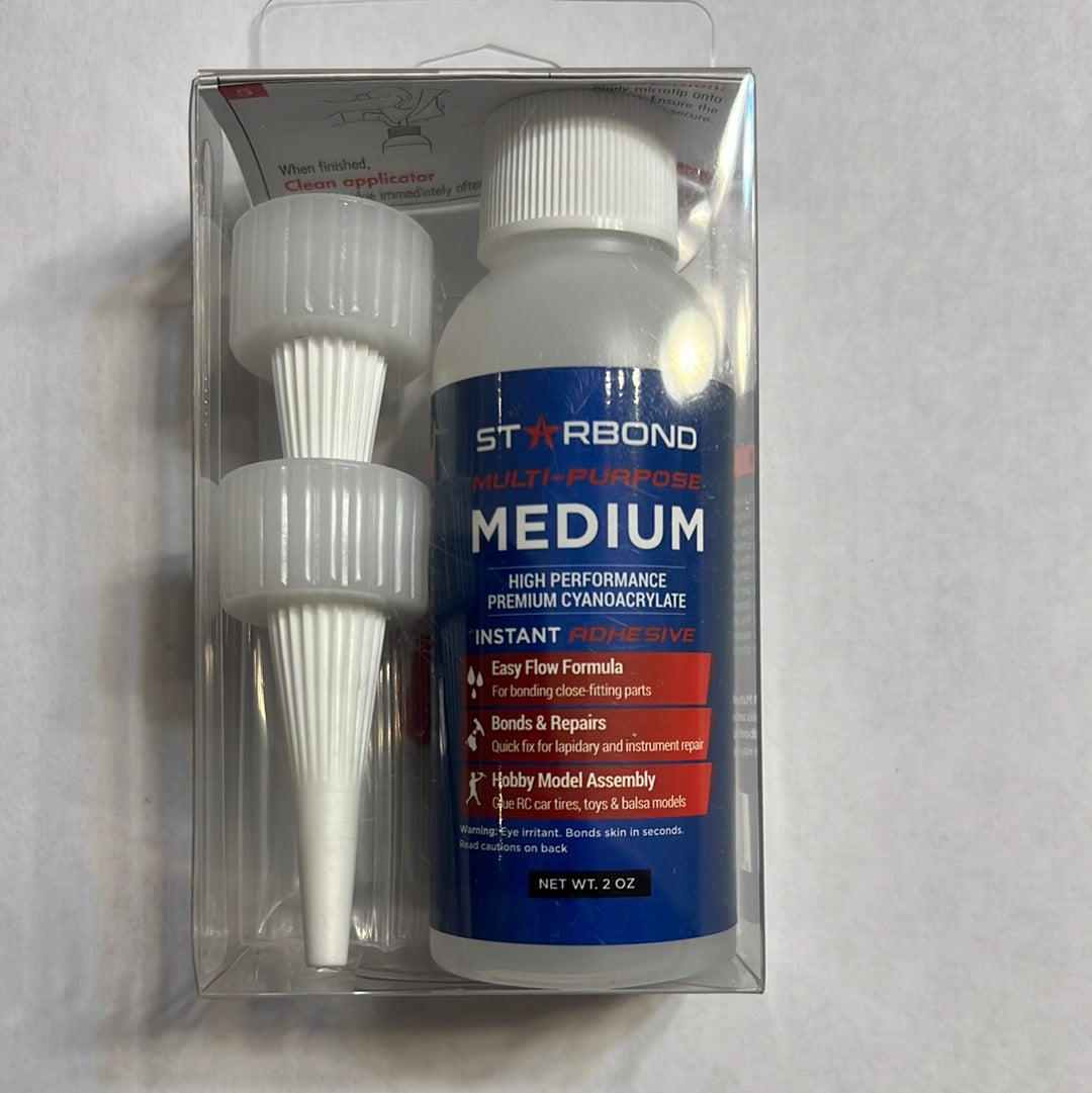 Starbond Medium CA Glue, 2 oz